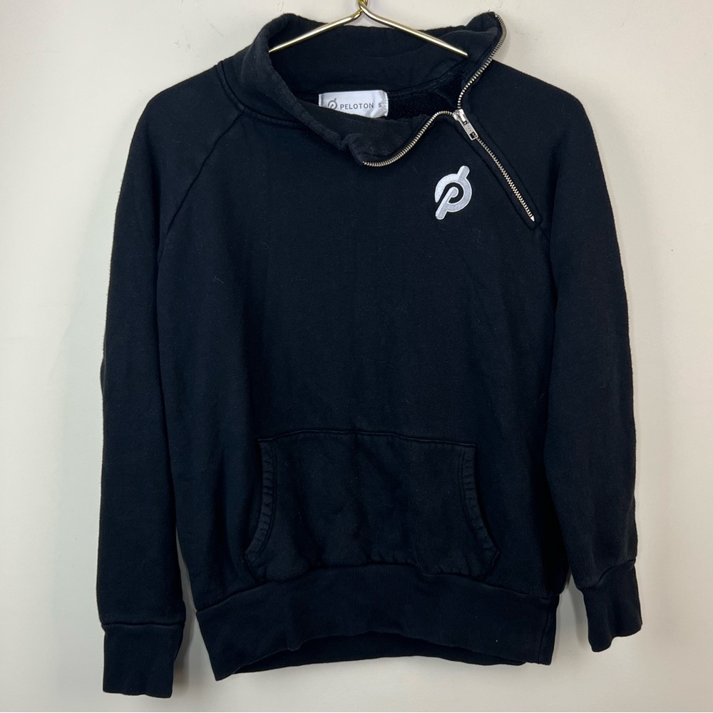 Peloton Black Side Zip Pullover, Small - image 2